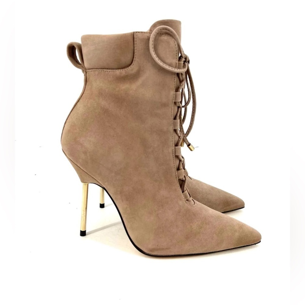 Good American
Women's Scandal Lace Up High Heel Booties - Picture 4 of 14